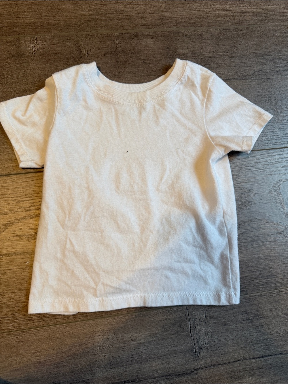 Kids' Essential White Crewneck Tee